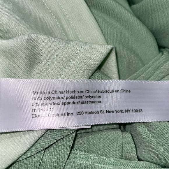 Eloquii Women's Green Long Sleeve Maxi V-Neck Cross Front W/Tie Belt Sz… - Picture 13 of 15